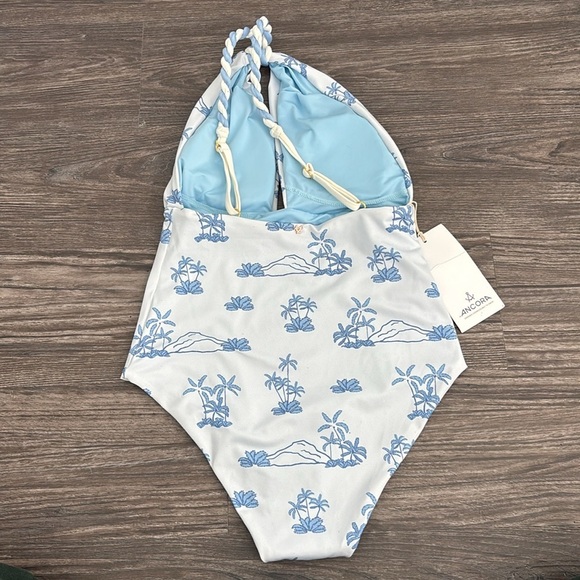 Ancora Swimwear The Braided Voyage One Piece Swimsuit NWT - Picture 3 of 5